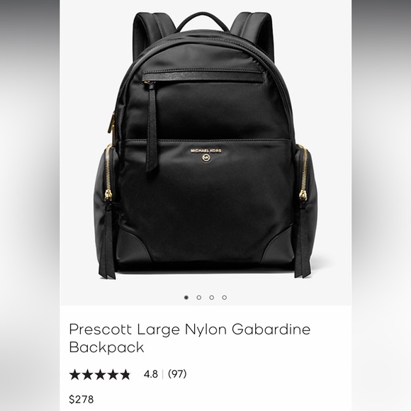 Michael Kors Large Prescott Backpack - Picture 4 of 5